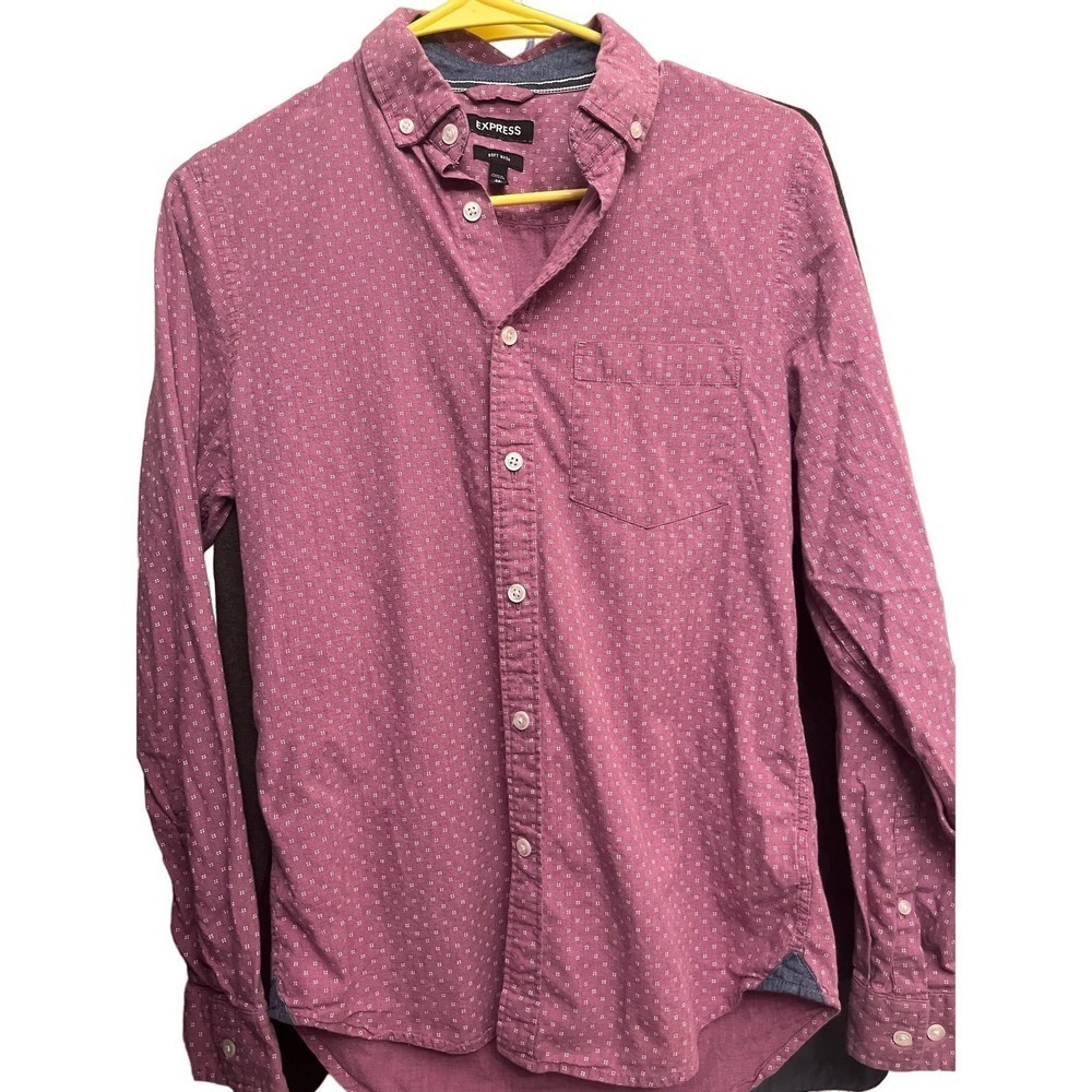 Express soft wash button down
